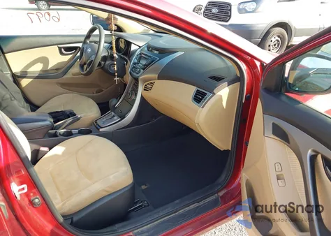 2013 Hyundai Elantra Gls из США, поврежденный, VIN 5NPDH4AEXDH431630